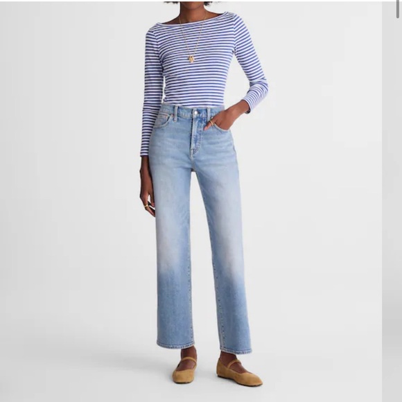 Madewell Denim - MADEWELL THE PERFECT VINTAGE WIDE-LEG CROP JEAN